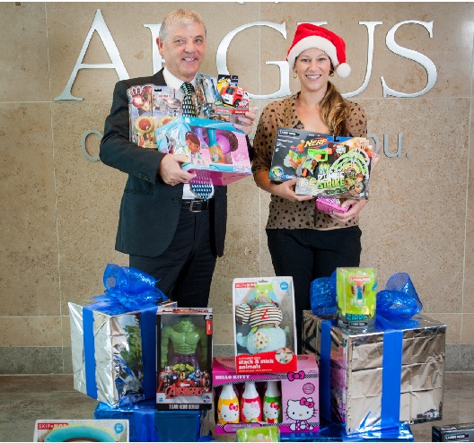 Argus Donates Toys to Toys for Tots